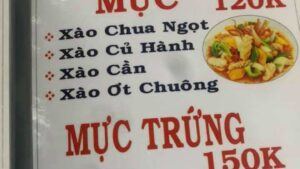 menu hồ câu cây sung 1