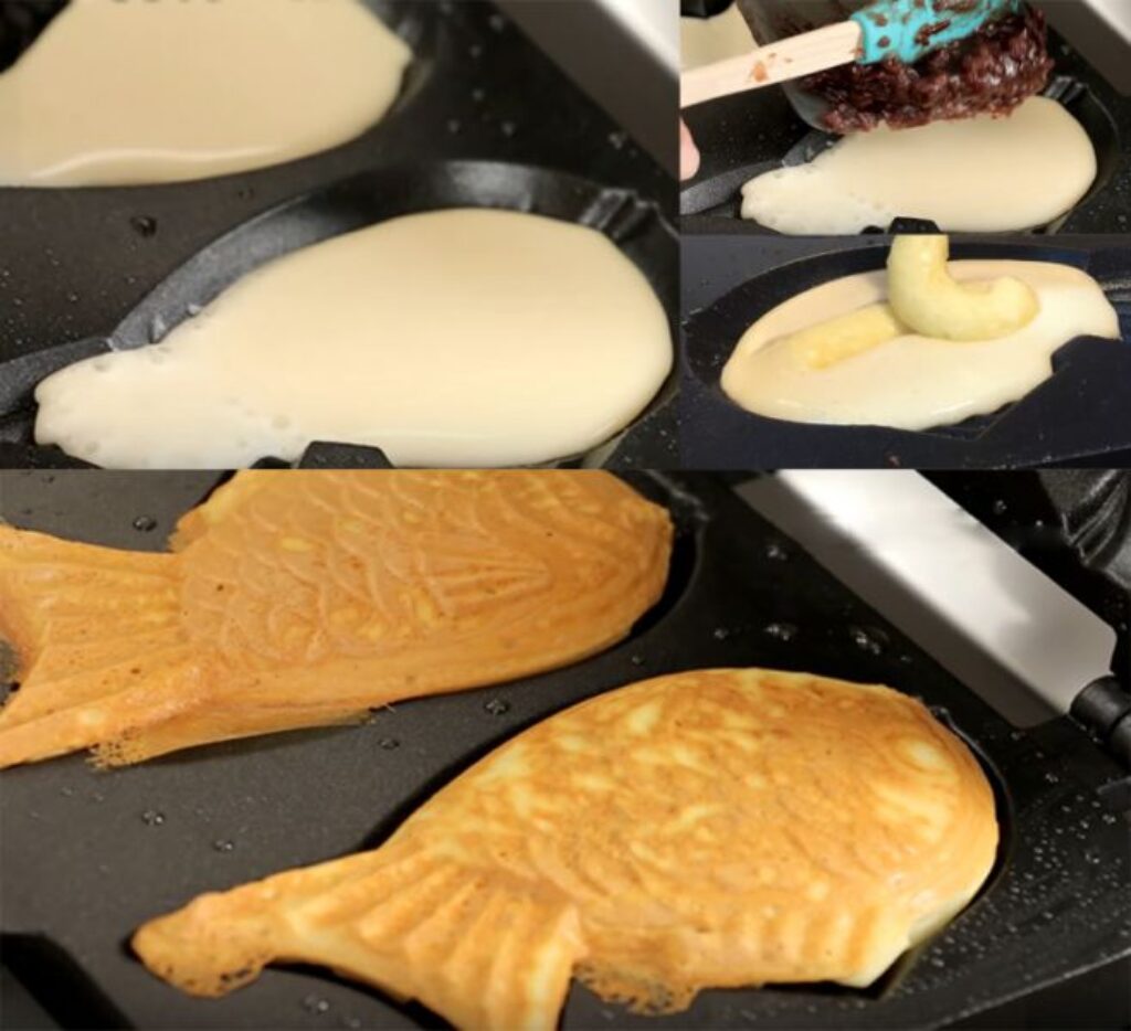 Cách làm bánh cá taiyaki siêu đơn giản