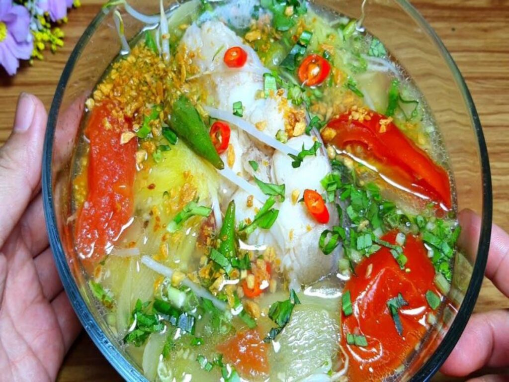 Món ăn kèm cá nấu canh chua ngon