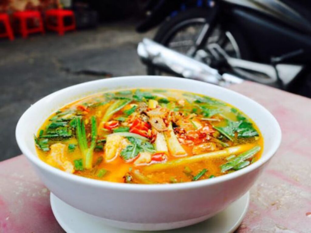 Các loại rau ăn kèm bánh canh cá lóc ngon